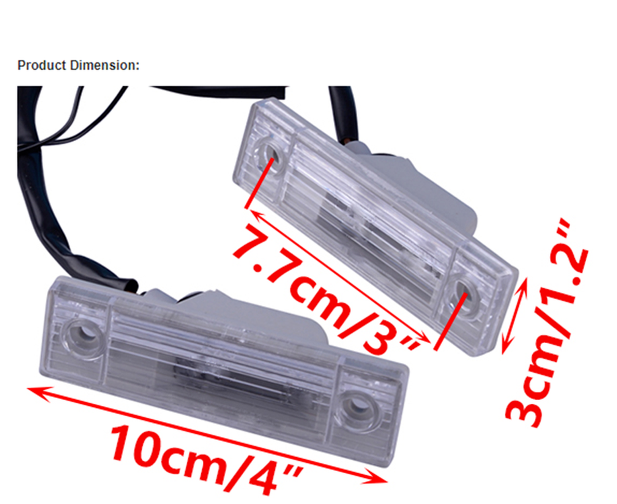 LED Error Free License Plate Light Lamp Fit For Chevrolet Cruze Orlando 11-14