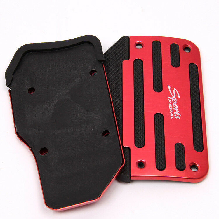 Universal Car Non-Slip Automatic Gas Brake Foot Pedal Pad Covers Accessories Red