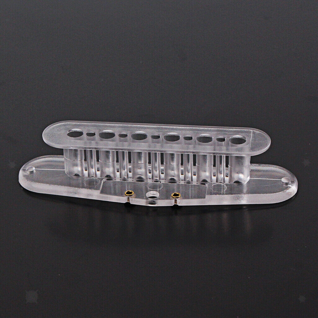 Single Coil Screw Side Guitar Pickup 52mm Pole Transparent Clear