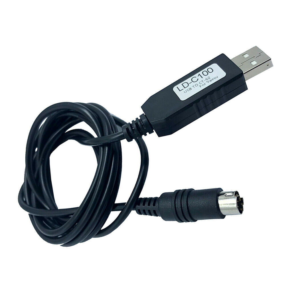 1.5m USB to CAT Din6 Programmed Cable for   TS-790 TS-850 TS-950 .