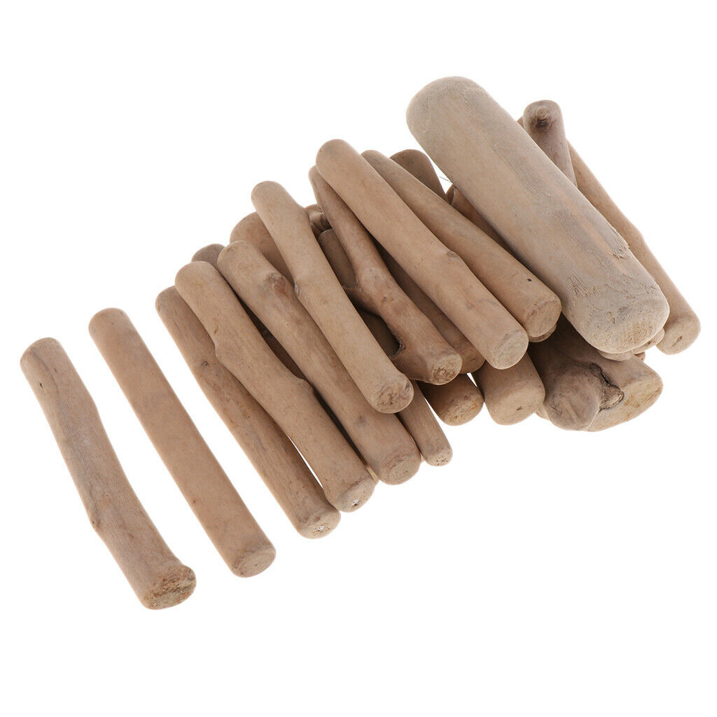 3.9" 250g Natural Wood Pieces Sticks Driftwood for Arts Crafts DIY Ornament