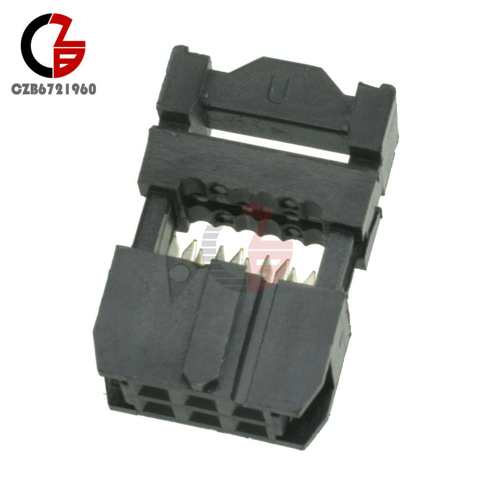 10PCS 2.54mm Pitch 6Pin FC-6P IDC FC Female Header Connector 3pcs/set J20Top