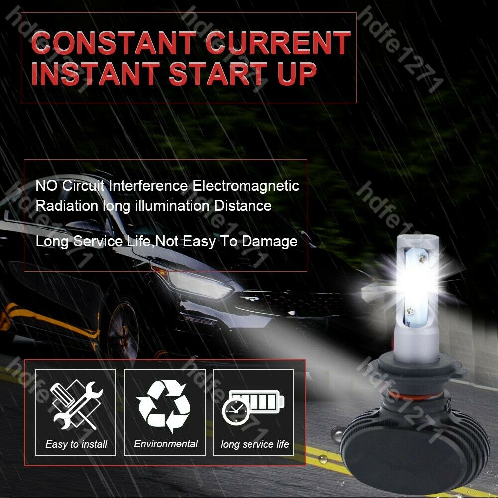 6X Bright White LED H7 H7 H11 Hi/Lo Headlight Fog Light Bulb Fit Benz B200 06-11