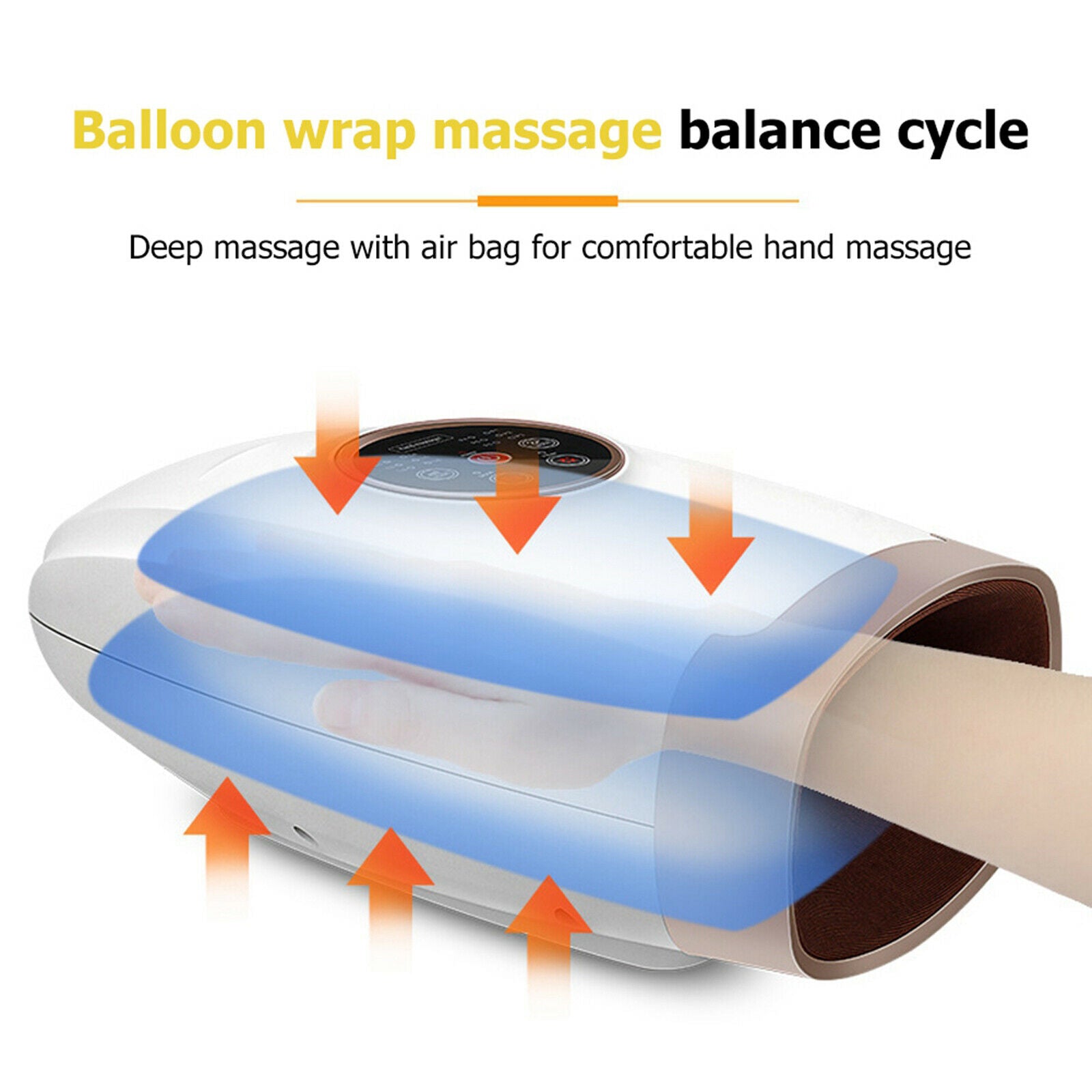 Cordless Electric Hand Massager Tool Point Therapy Pain Relief for Arthritis