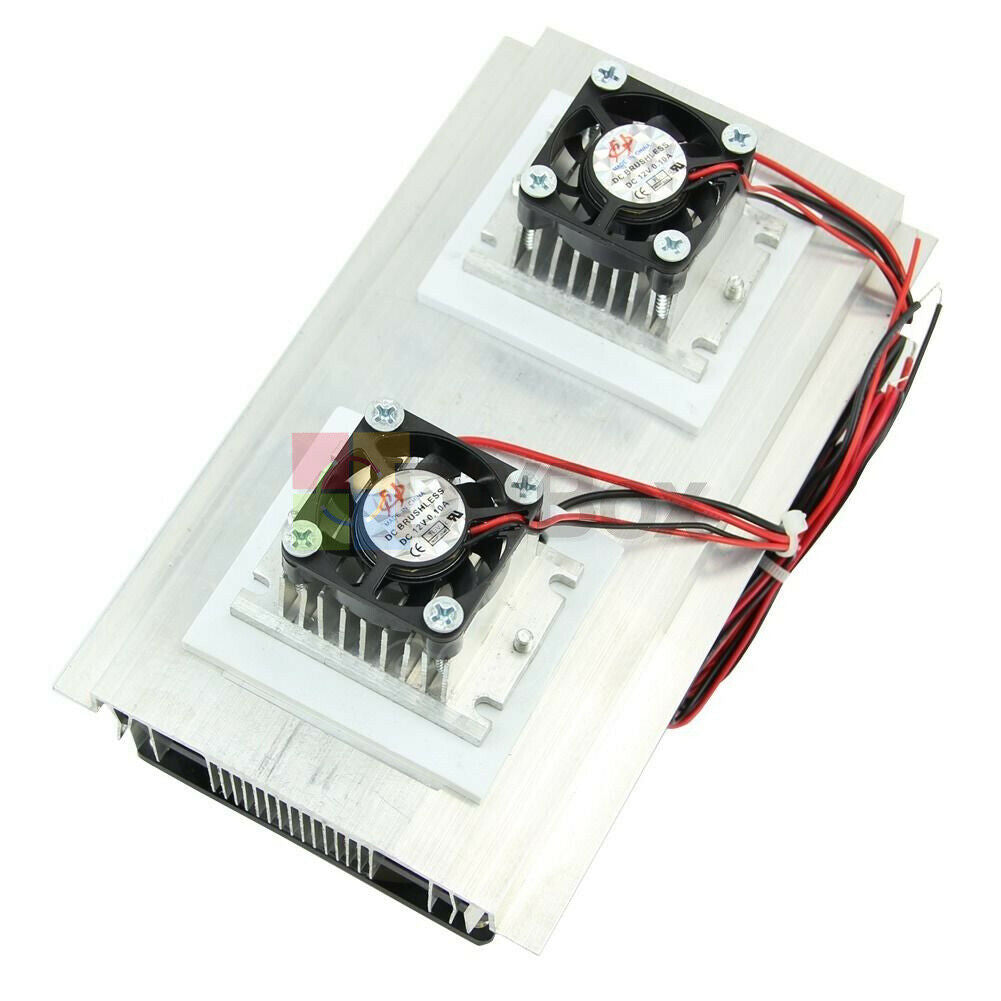 120W Cooler Double Fan Thermoelectric Peltier Refrigeration Cooling System Kits