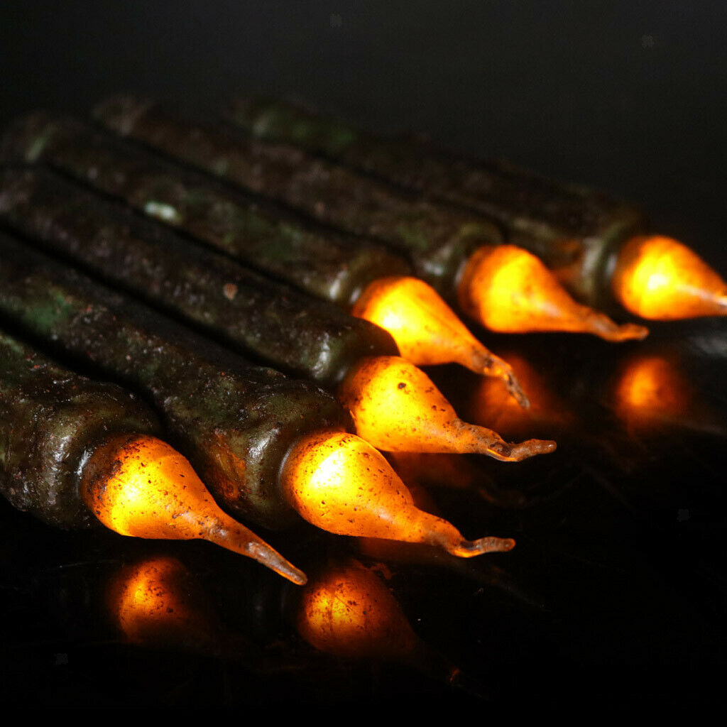 4x   Battery   Operated   LED   Taper   Candle   for   Church   Home   Wedding