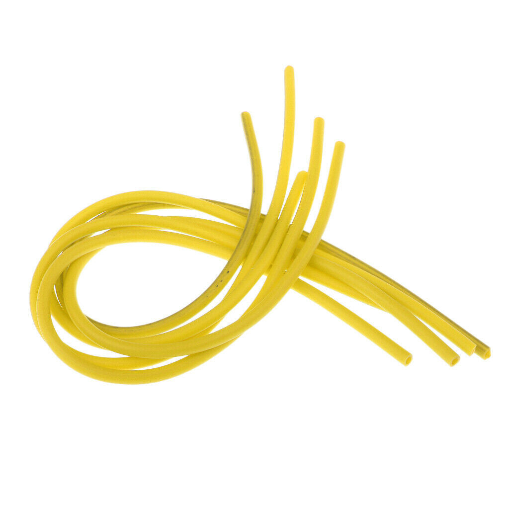 Carp Fishing Anti- Sleeves Rubber Carp Rigs Tube Hook Connector Yellow