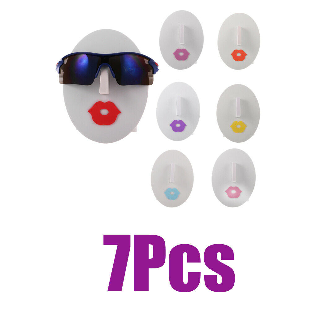 7x Female Face Sunglasses Eyeglass Stand Display Rack for Shop Desktop