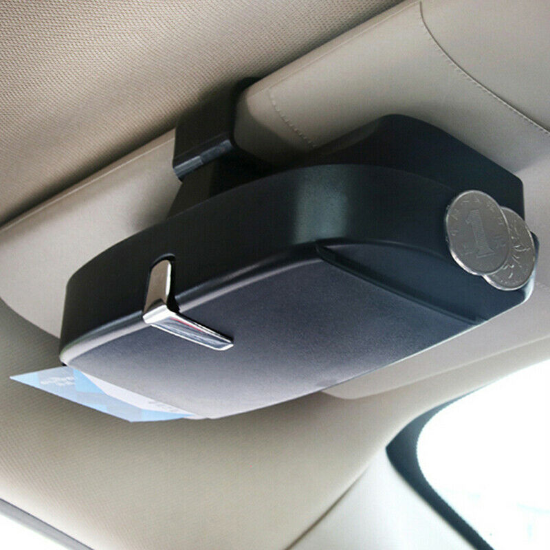 1 Pcs Universal Car Sunglasses Holder Glasses Case Storage  IOBDAU