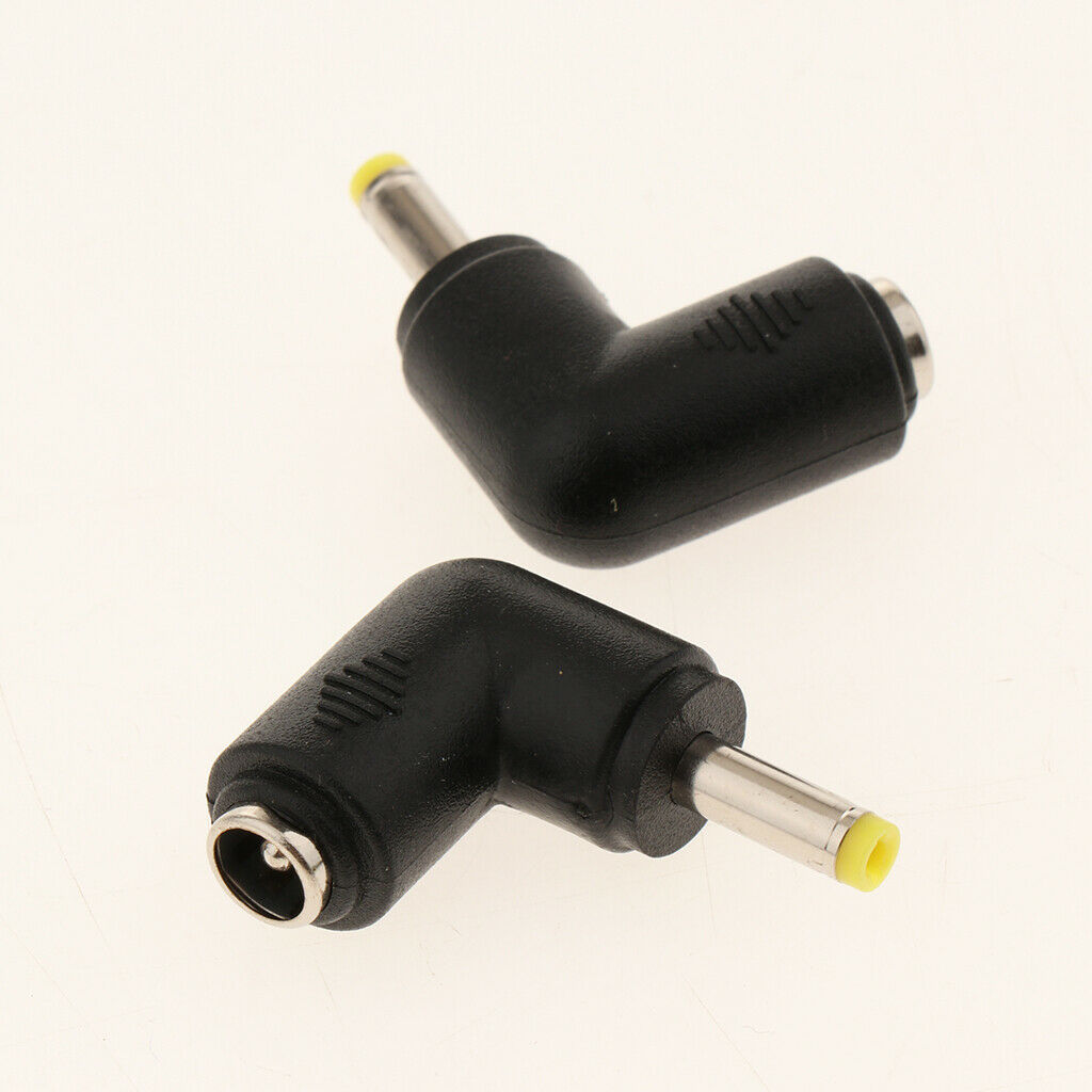 10 Pack Male to Female Terminal Charging Connector Head, Right Angle Power