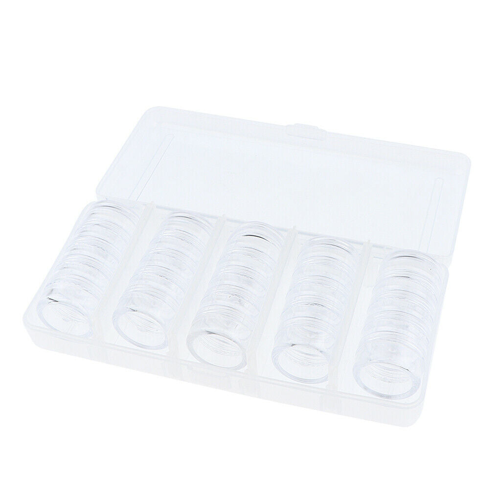 25 Slot  Jars Diamond Bead Storage Container