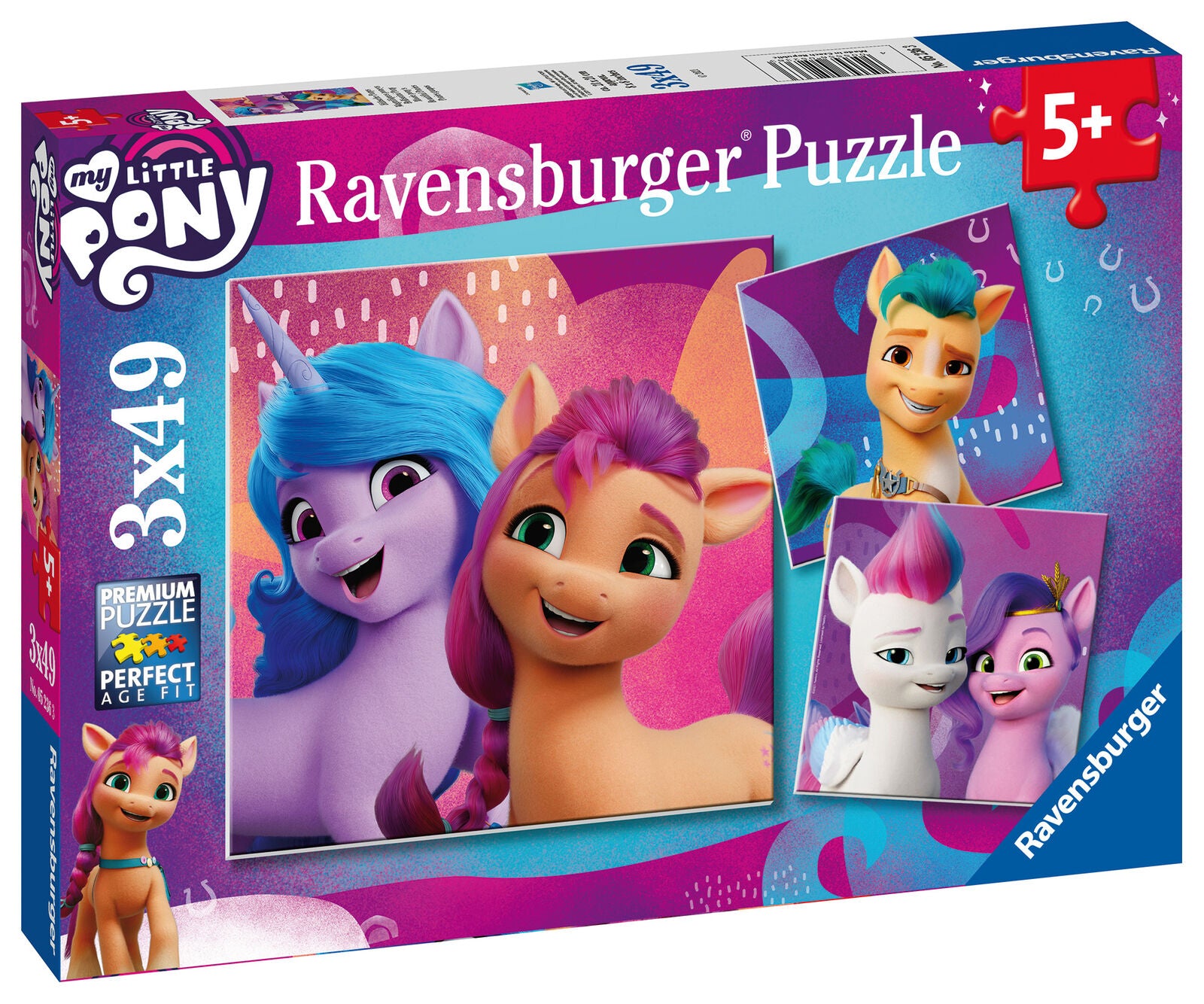5236 Ravensburger My Little Pony The Movie 2 - Jigsaw Puzzle 3x 49pc Children 5+