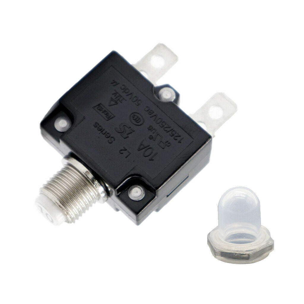 2PCS Manual Reset Overload Switch 20Amp 10Amp 125/250V AC Thermal Circuit