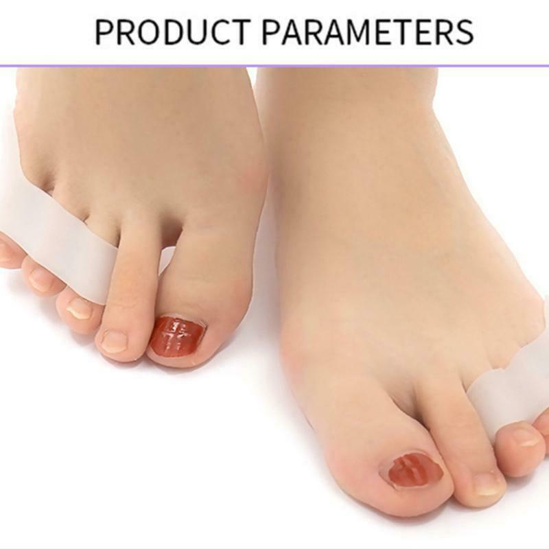 5pcs Pinky Toe Separator and Protectors Triple Gel Toe Separator for Overlapping