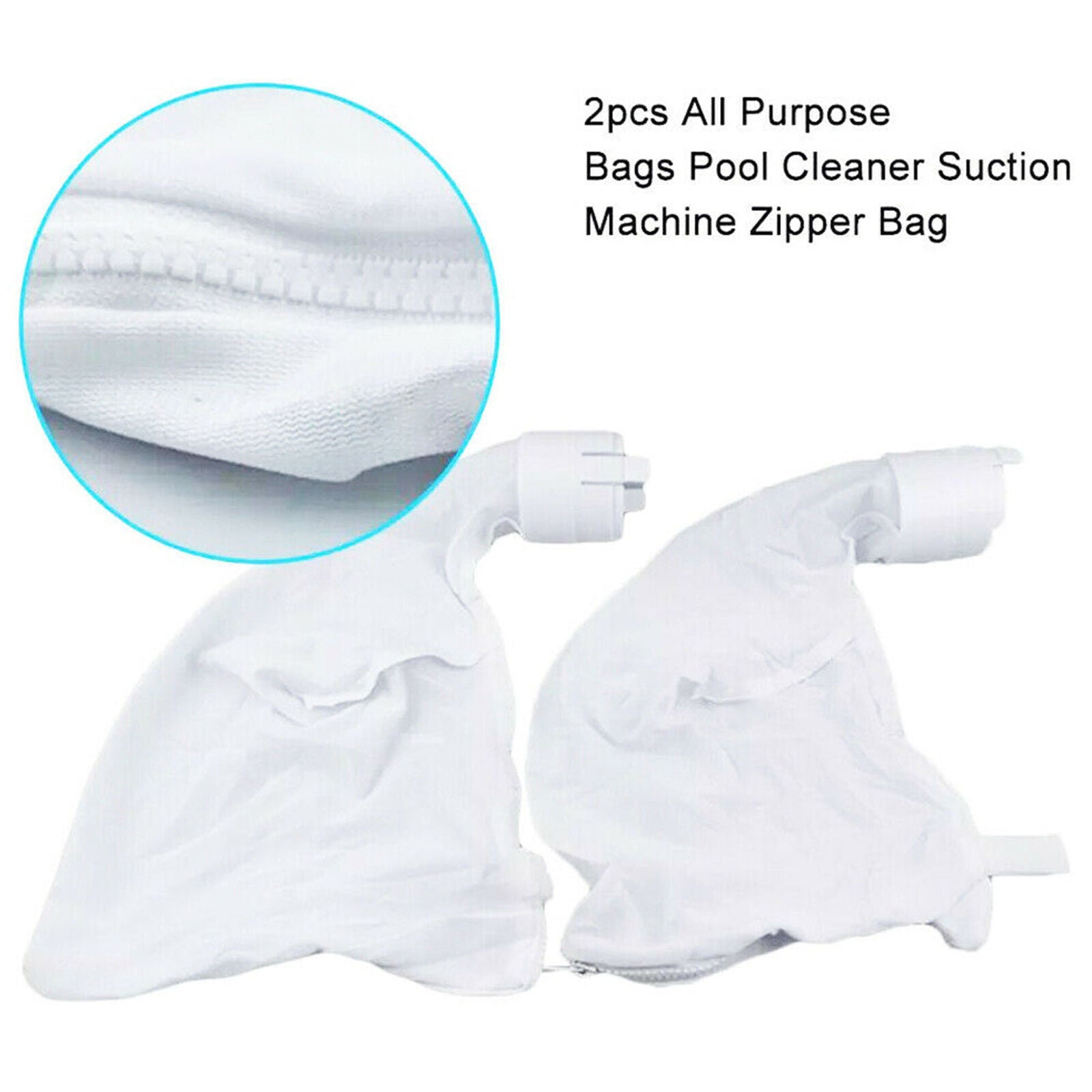 2 Pack 360 380 All Purpose Zipper Bag Replacement Polaris, 360 380 Pool Cleaner