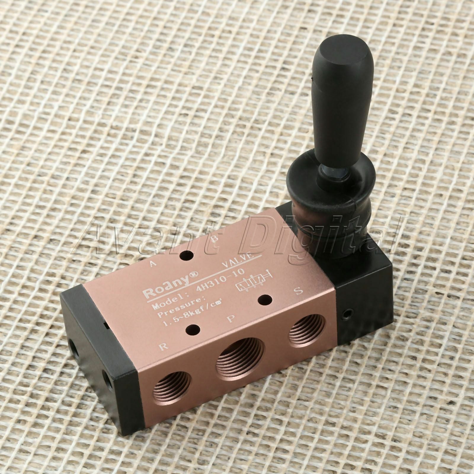 New 4H310-10 2 Position 5 Way PT 3/8" Port Hand Pull Pneumatic Mechanical Valve