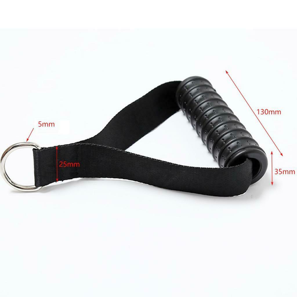 Yoga Pilates Pull Rope Bands Handle Gym Puller Resistance Exercise Hand Grip
