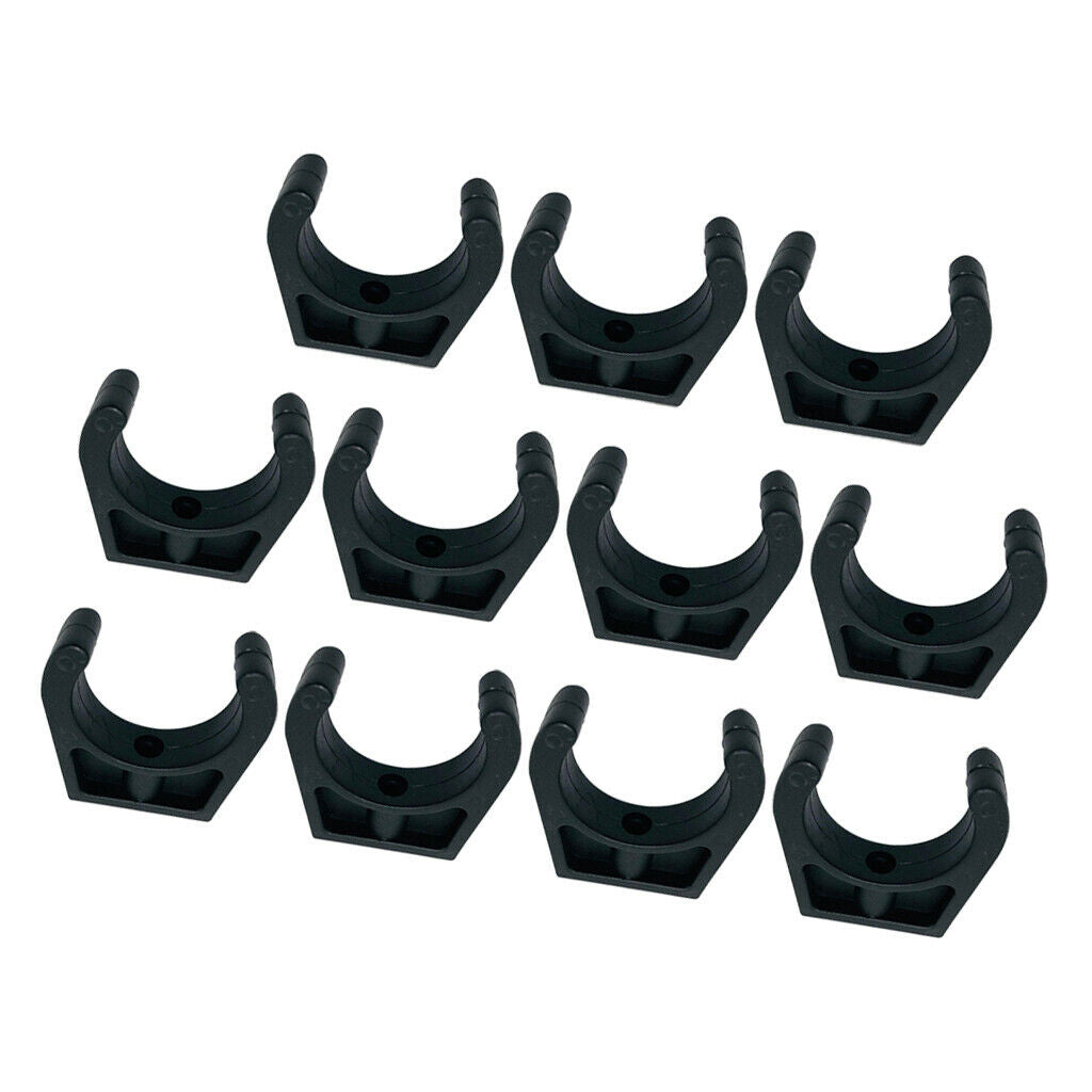 10pcs Marine Boat Hook Clips Hold Poles Up To 1-3 / 4 "Diameter 44MM NEW