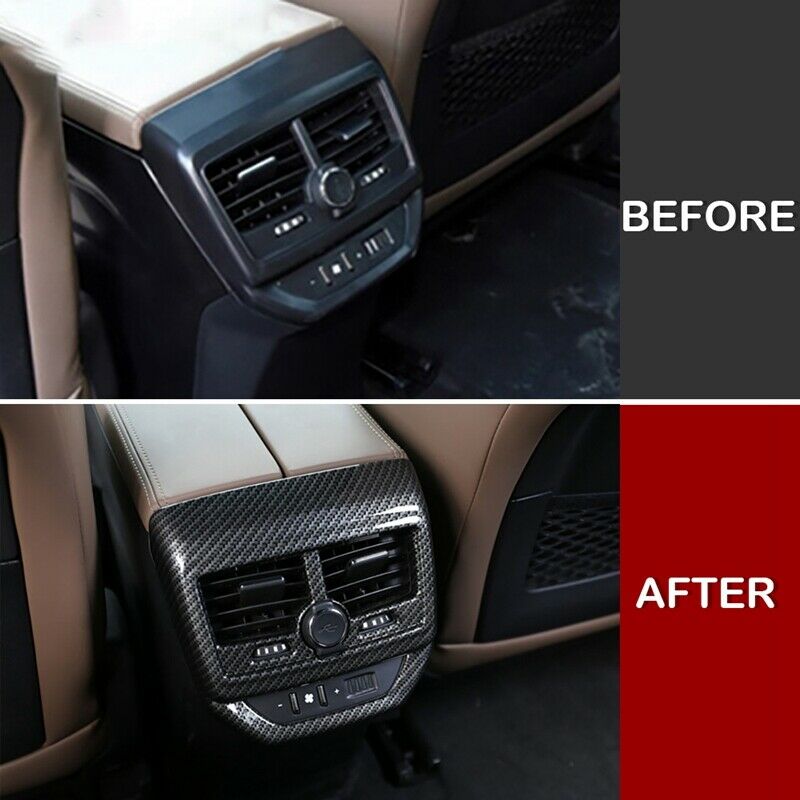 Car Air Conditioning Cover Trim, for Peugeot 3008 5008 GT Rear Behind ArmresQ2C1