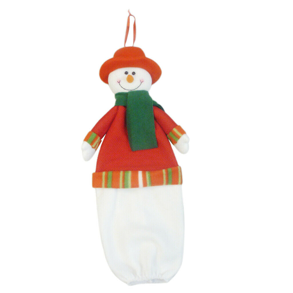 Fashion Snowman Christmas Candy Gift Bags Rubbish Sacks Christmas Party Supplies