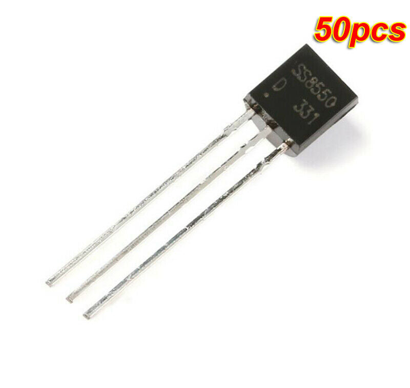 50pcs DIP Transistors Triode SS8550 Double S high current TO-92 semiconductor