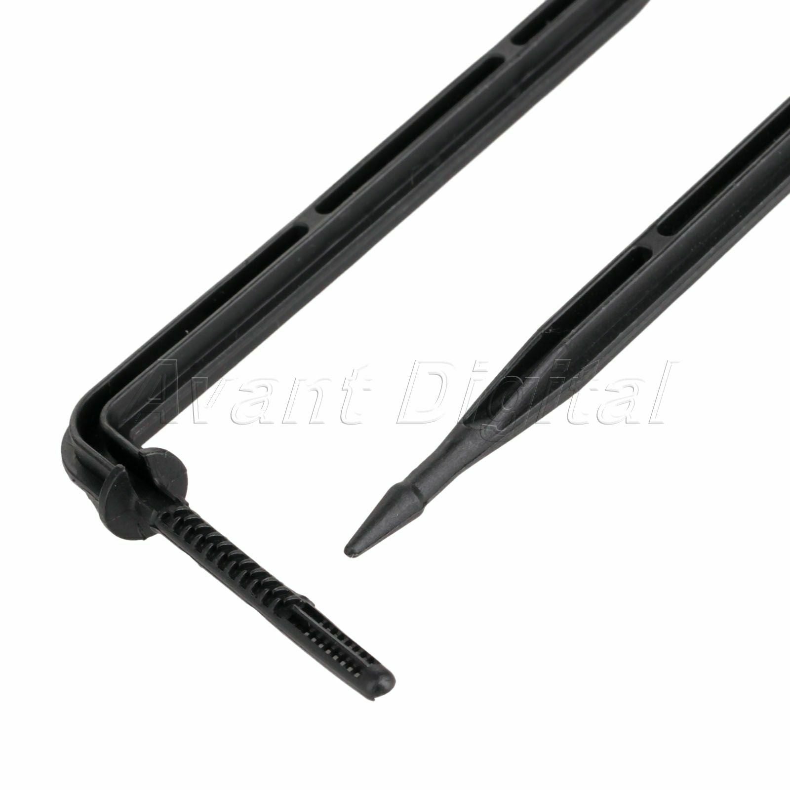 Practical Black Micro Drip Arrow Emitter Sprinkler Irrigation Flower Drop 100pcs
