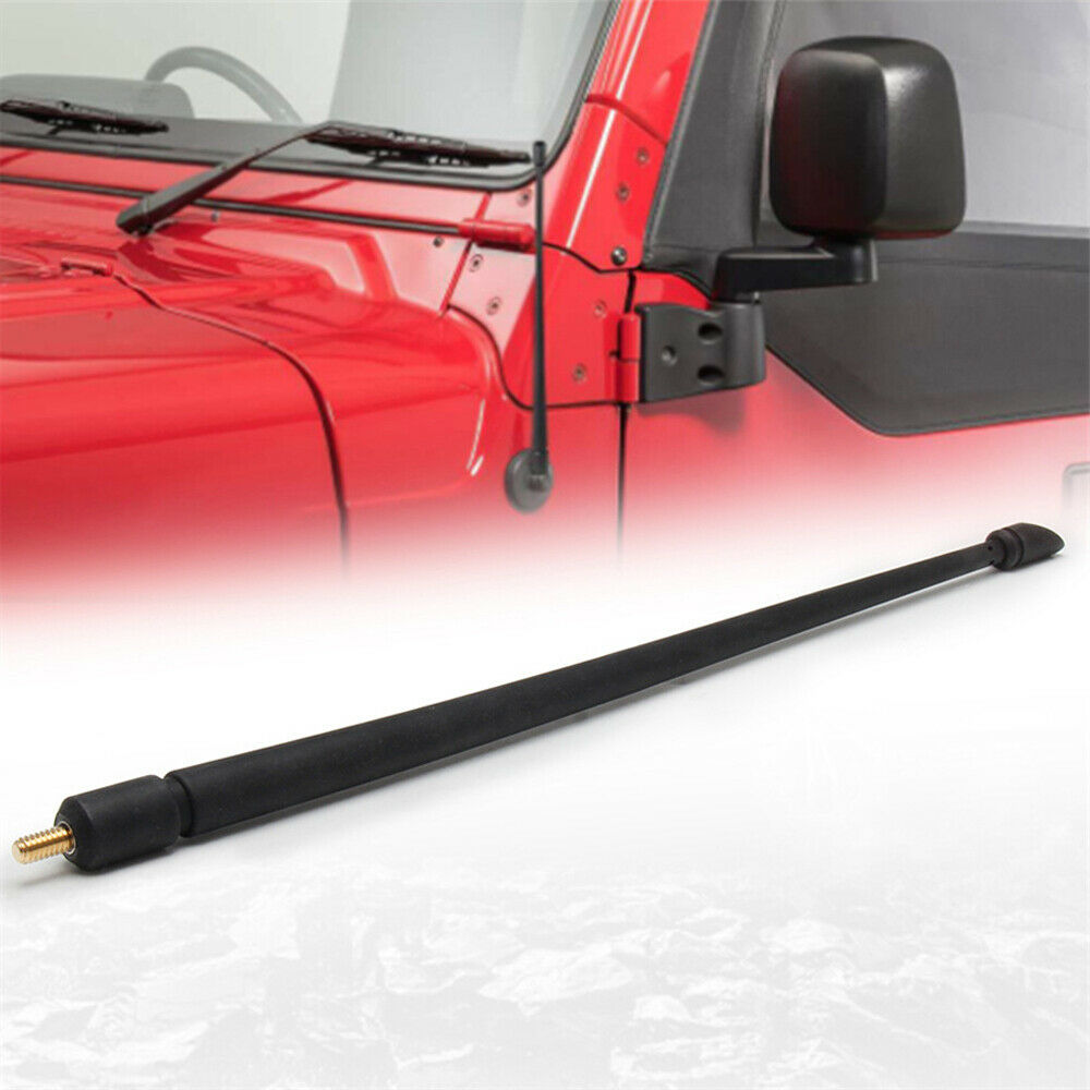 13 Inch FM Radio Antenna For Jeep Wrangler JK JKU JL JLU Rubicon Sahara 2007-21