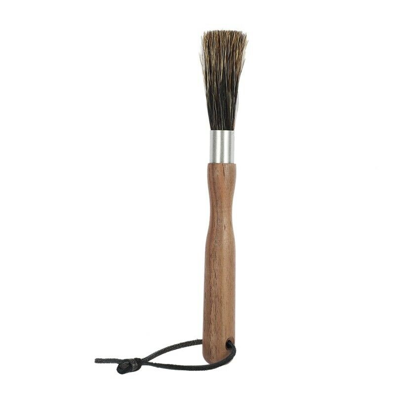 Coffee Grinder Powder Cleaning Brush Coffee Machine Brush Wood Handle Pig BrisJ6