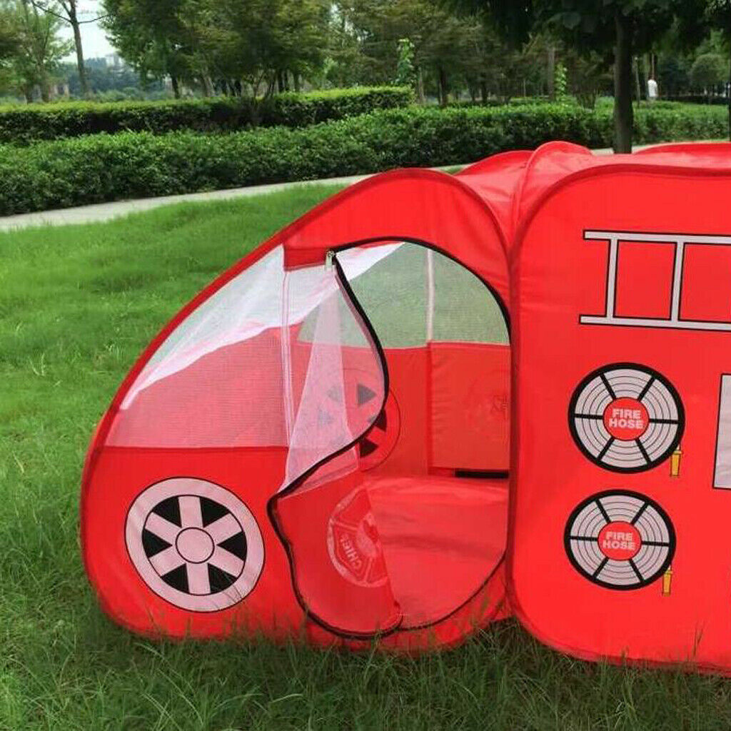 Children Tent Toys Playhouse Indoor Outdoor Games Fire Car Car Kids Car Toys
