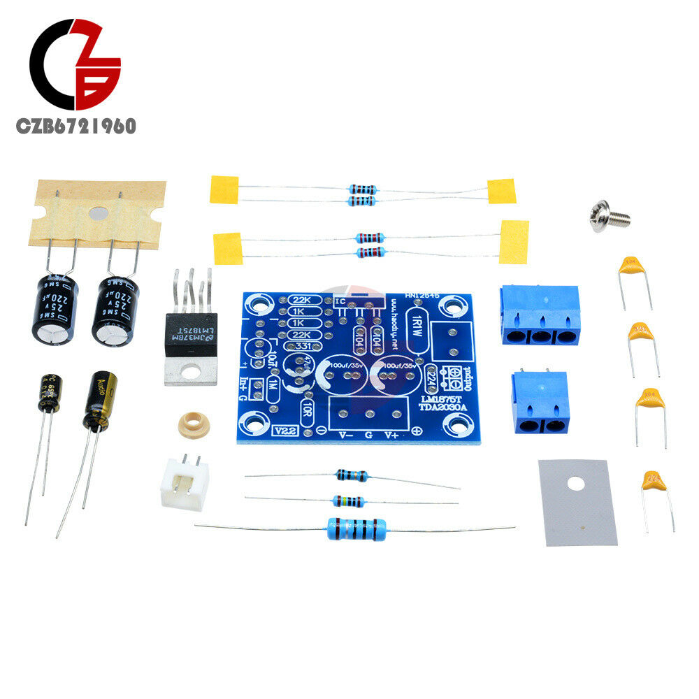 LM1875T 20W Mono Channel Stereo Audio HIFI Amplifier Board Module DIY Kit