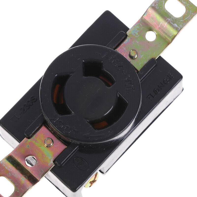 30A Copper American Female Wired Lock Connector US industry Generator Soc.l8