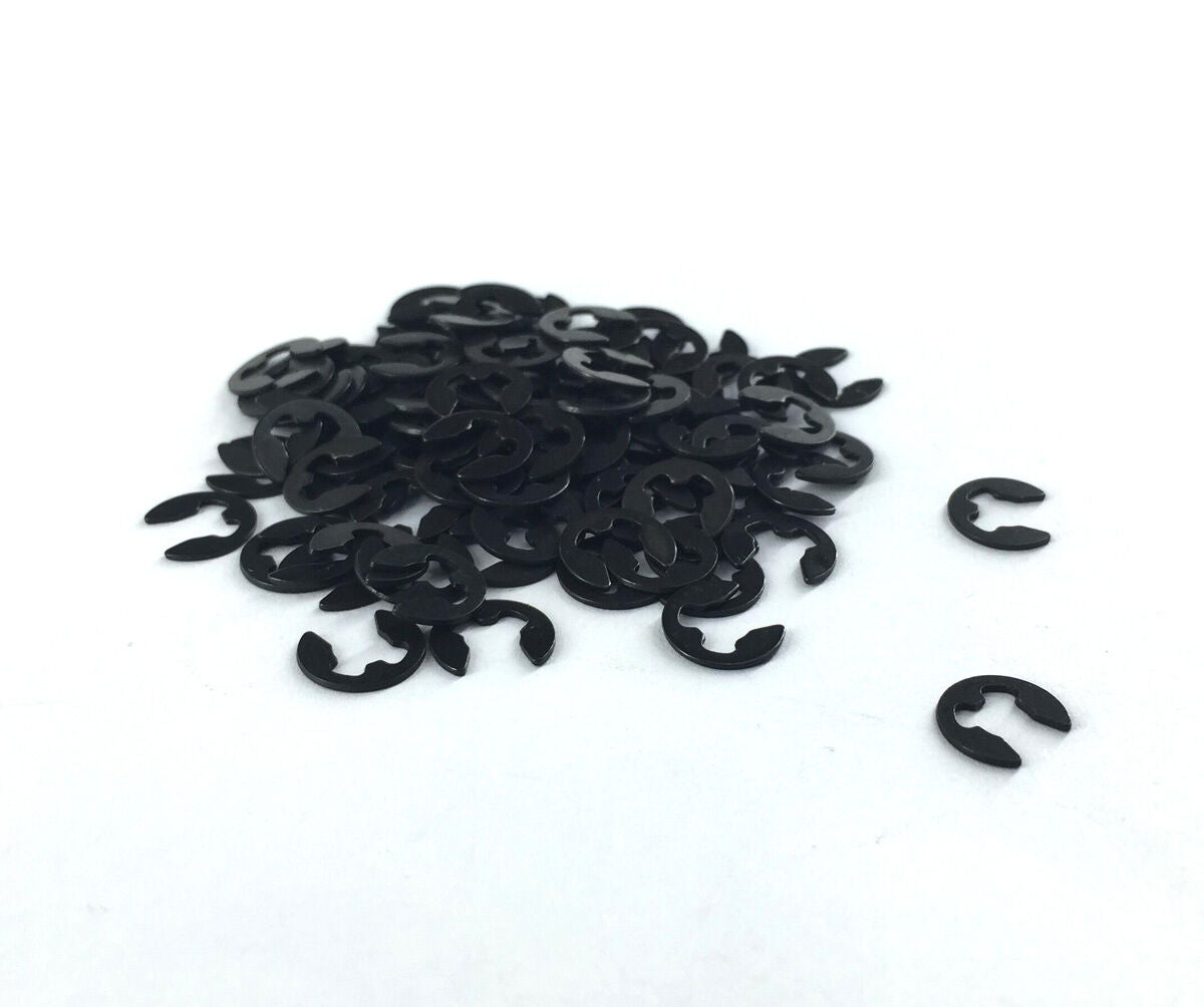 100pcs Stainless Steel 4mm E-Clip / Snap Ring / Circlip [M_M_S]