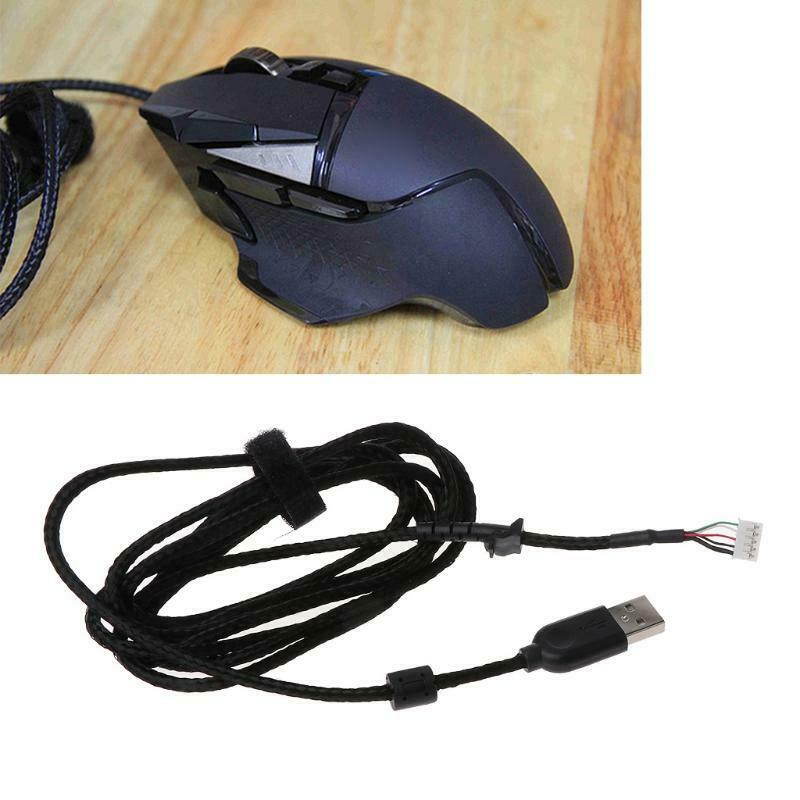 Cable Mice Line For logitech G502 RGB Mouse 2.1M Black Replacement Gaming Mouse