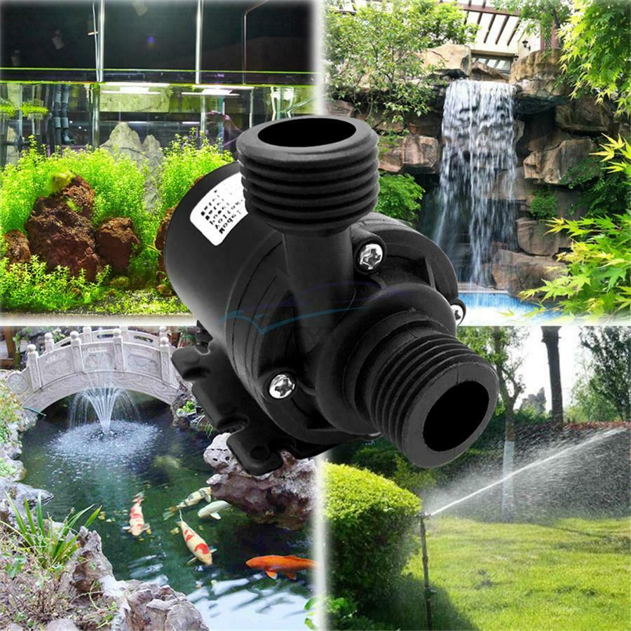 80×77×49MM 800 L/H Solar Water Heater Brushless Motor Circulation DC Water Pump