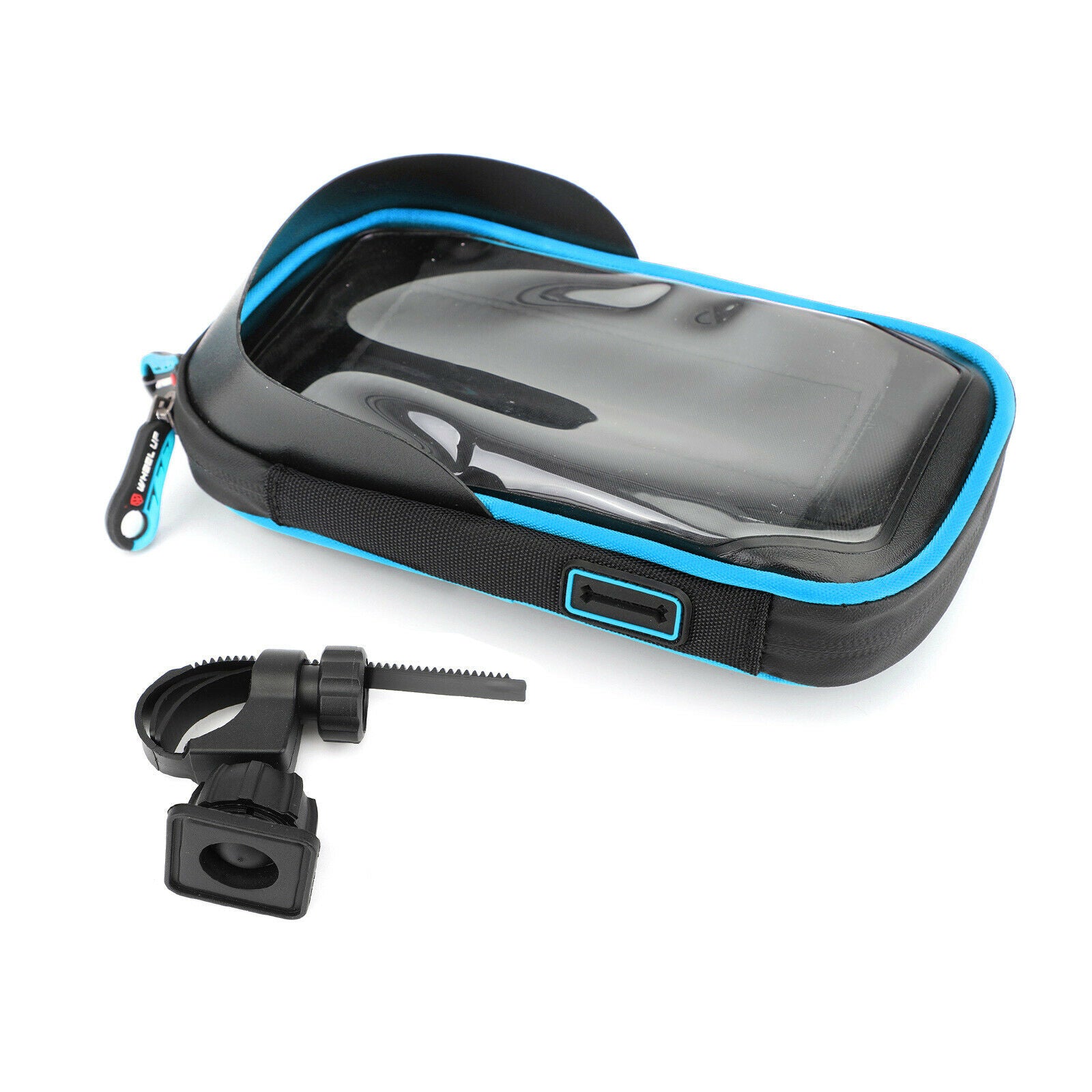 Waterproof Motorcycle Motorbike Scooter Mobile Phone Holder Bag Case Blue  B5