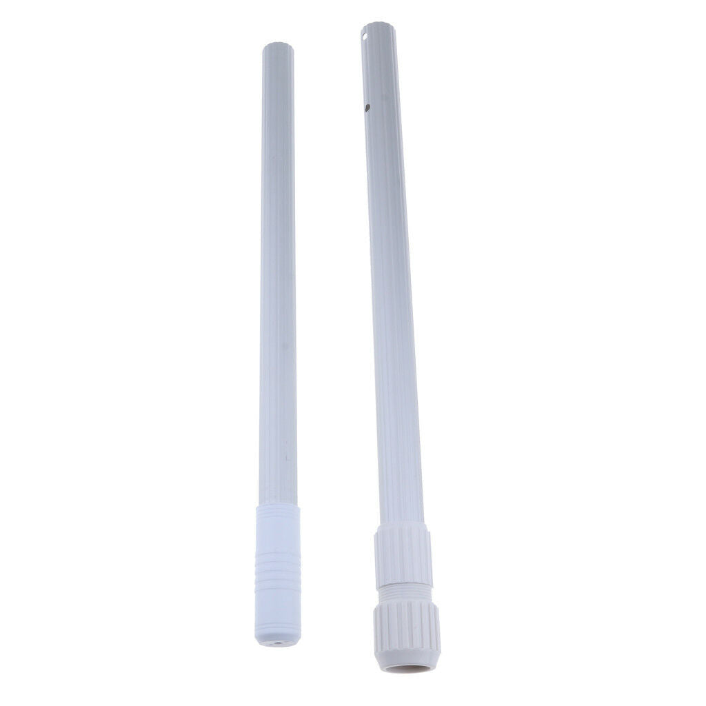 Swimming Pool 2-Stage Telescopic Pole for Leaf Rakes Nets Brush Vacuum Clean