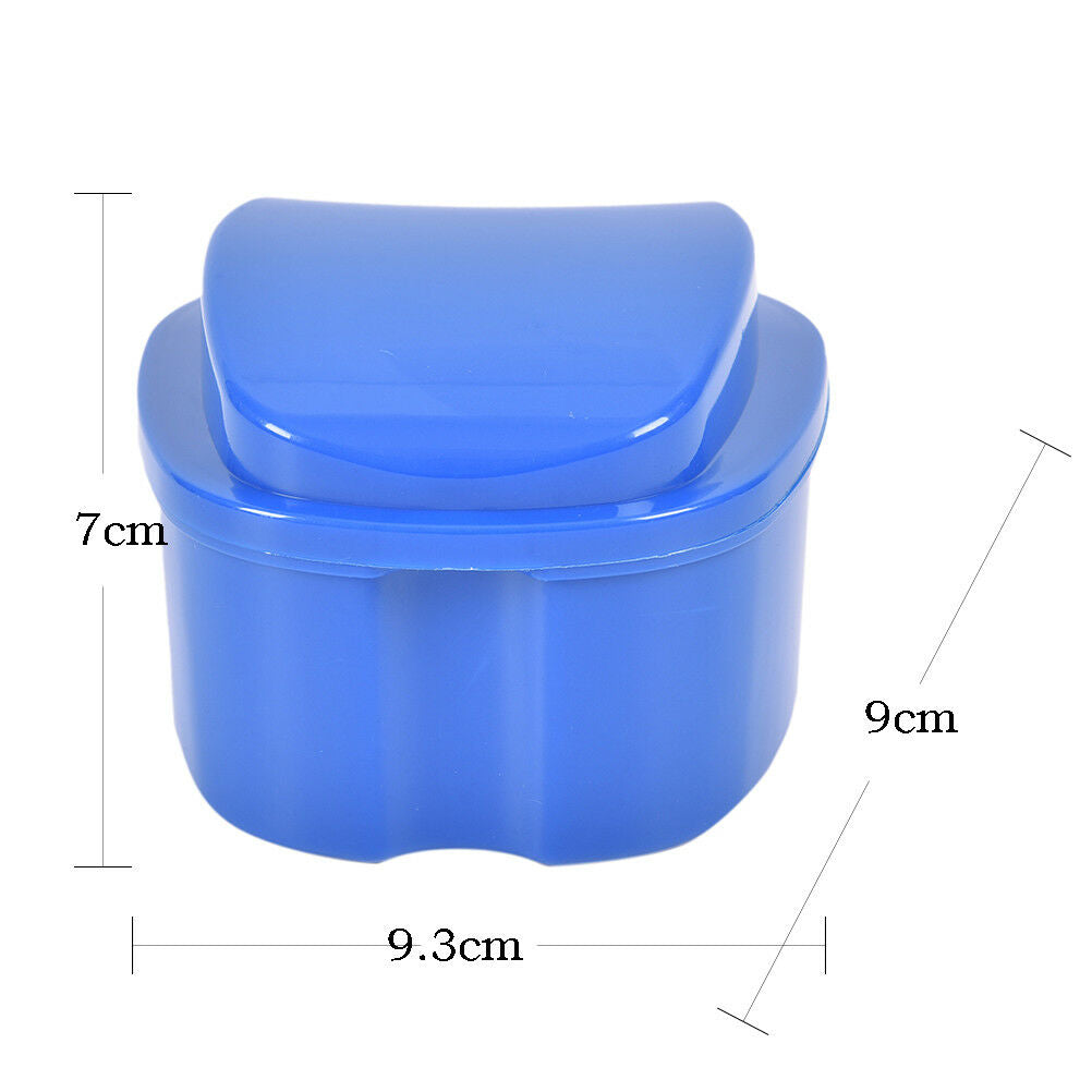 Denture Box Container Tooth Storage Case False Teeth Rinsing Basket Denta.l8