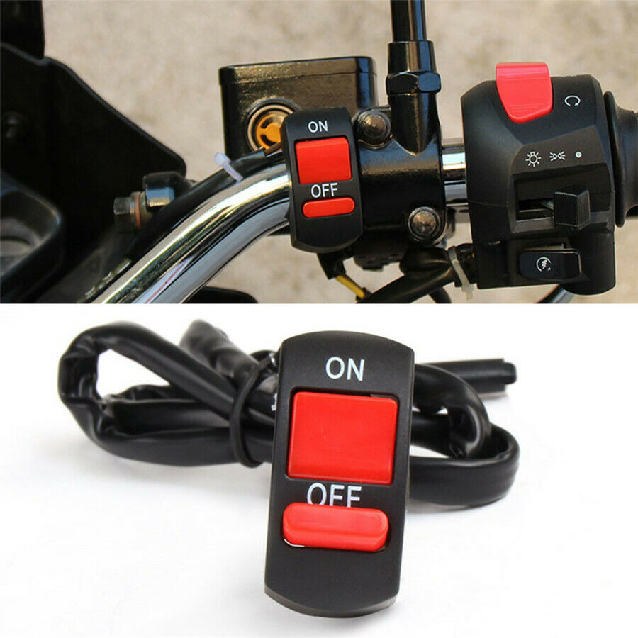 10 Pcs Motorcycle Handlebar ON-OFF Switch Waterproof ATV Headlight Fog Spot