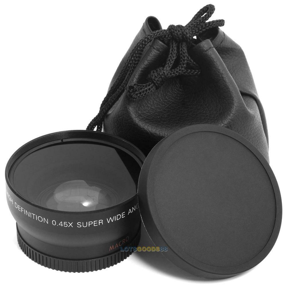 0.45X 52mm Super Wide Angle Macro Lens for Nikon D800, D3200, D3100, D5100,D7000