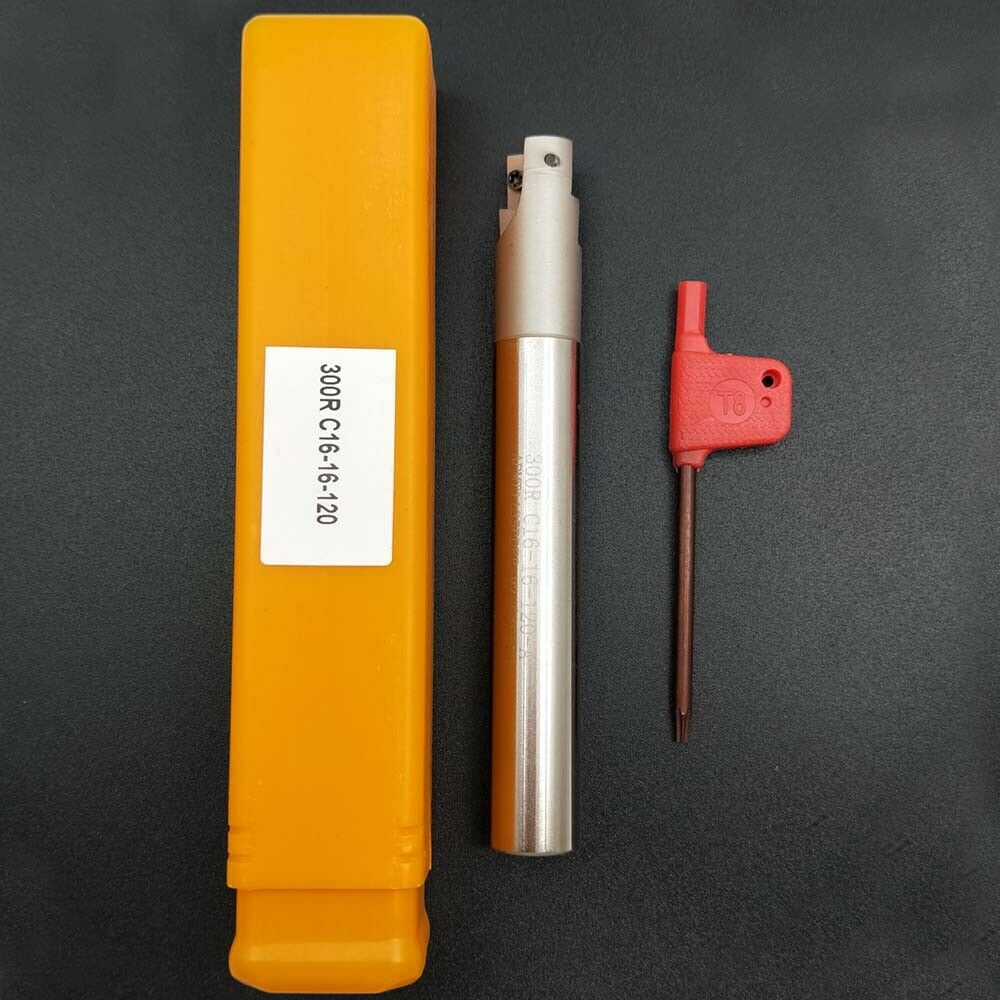 BAP300R C16-16×150-2T Indexable End Milling Holder + APMT1135PDER DP5320 inserts