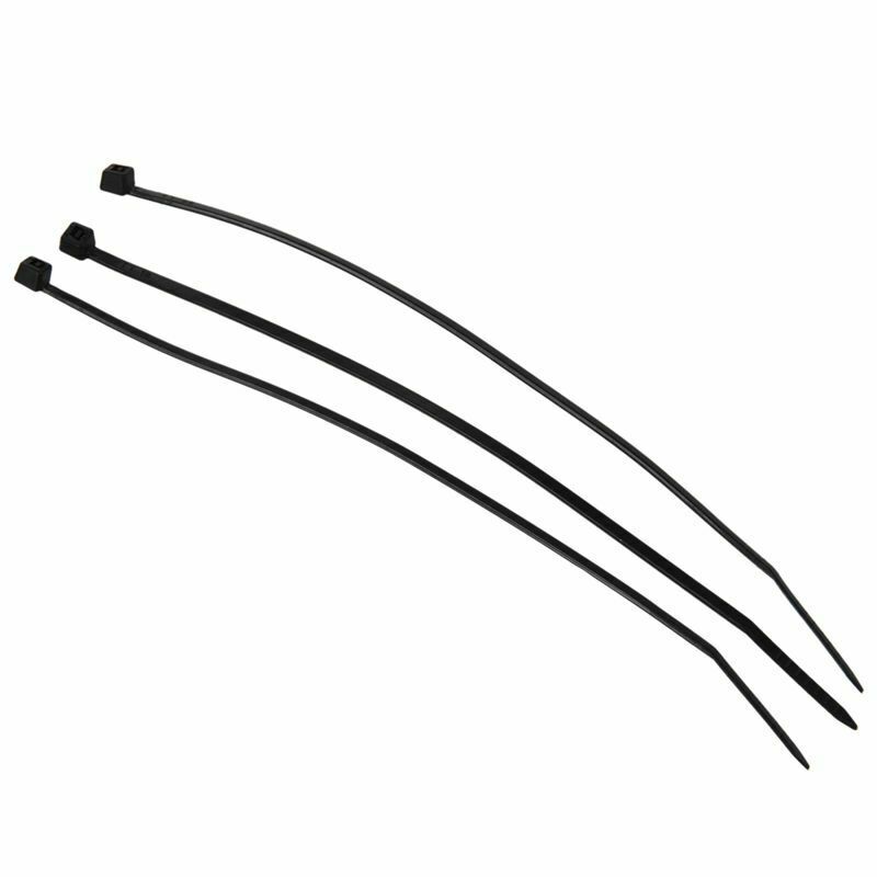 100 x 2.5mmx150mm Self-Lock Electric Cable Zip Cord Fixed Cable Ties Black D9C7