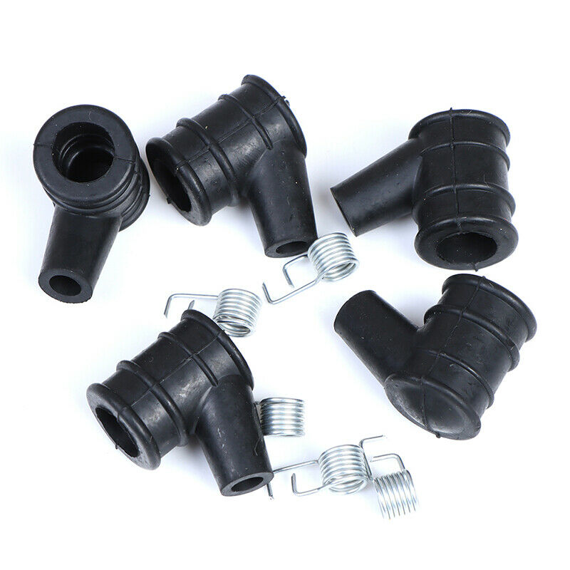 5Sets 2-Stroke Ignition Coil Cap With Springs Set For 45CC52CC58CC Chain .l8