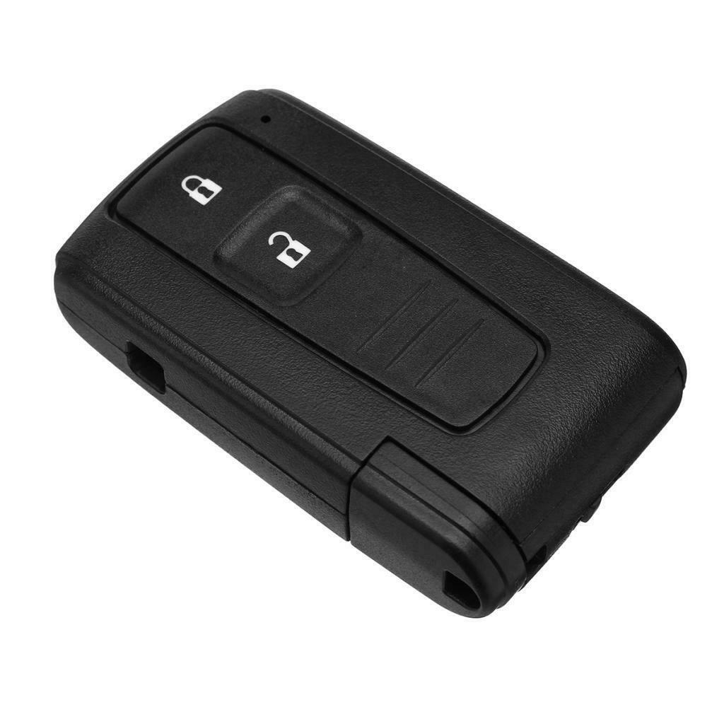 Black 2 Buttons Remote Car Key Fob Cover Case For  Corolla Verso Prius