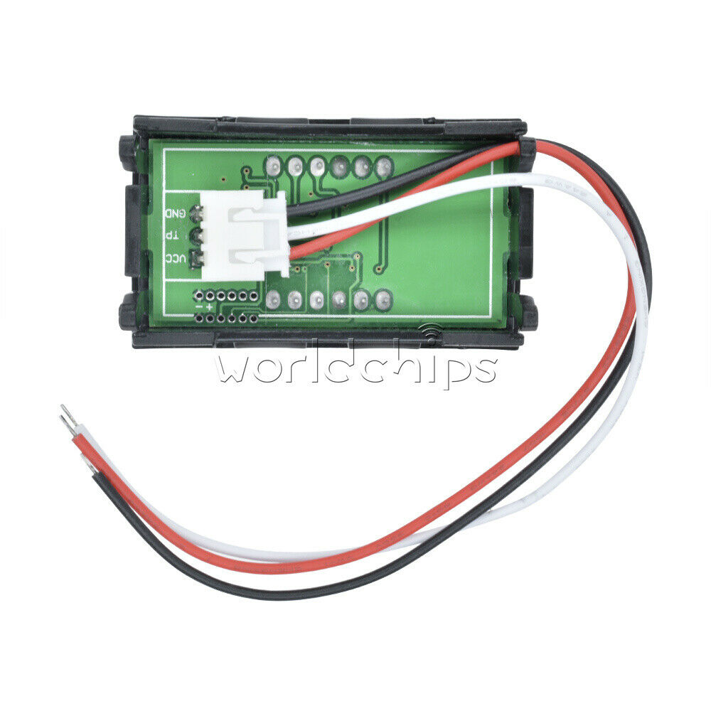 Mini Blue LED Display DC 0V to 99.9V Panel Meter Digital Voltmeter Three Wires