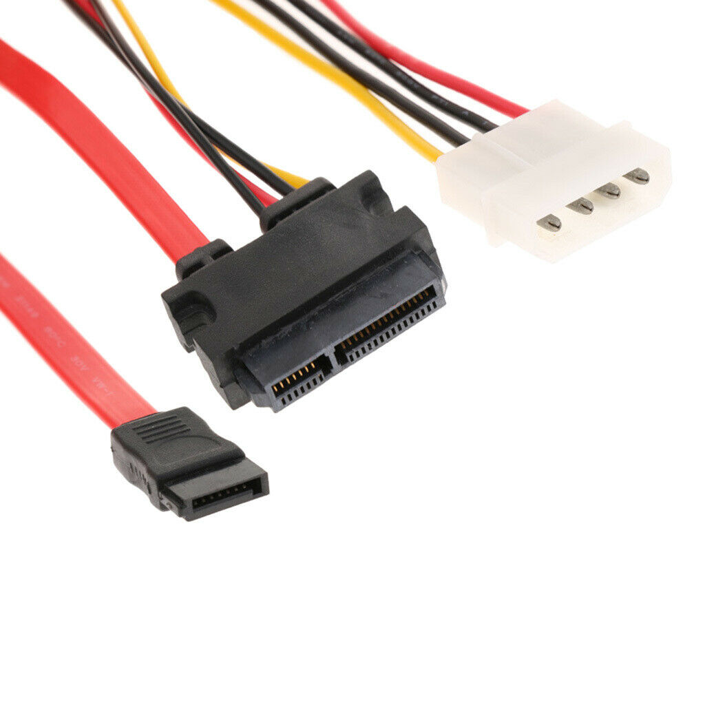 SATA hard drive cable data cable power cable 2IN 7Pin + 15Pin to L4P + 7Pin