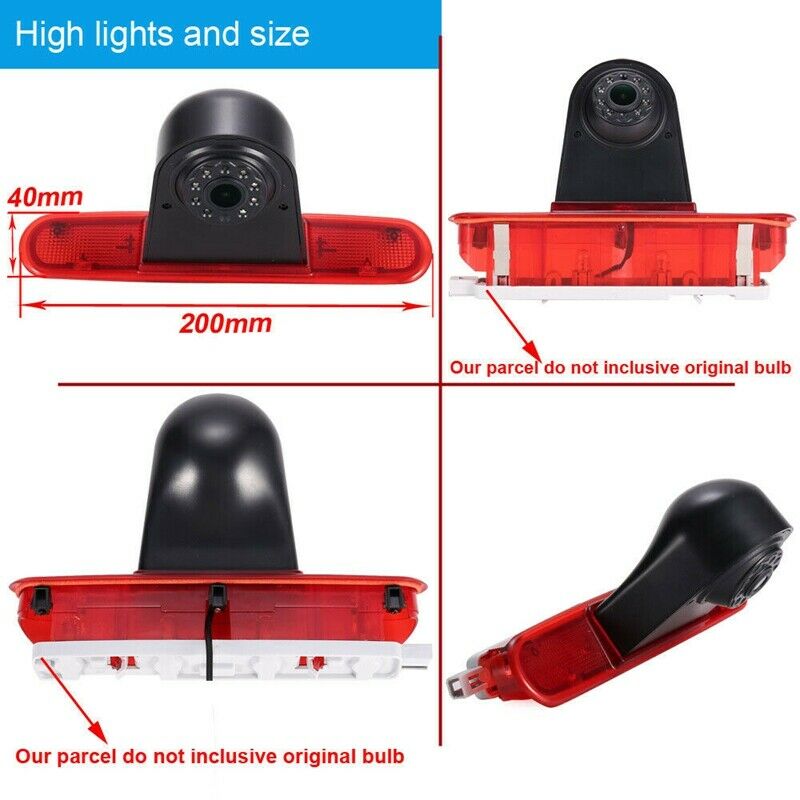 Car High Brake Light Reversing Camera Rear View Camera for FIAT Doblo 263 OPELU7