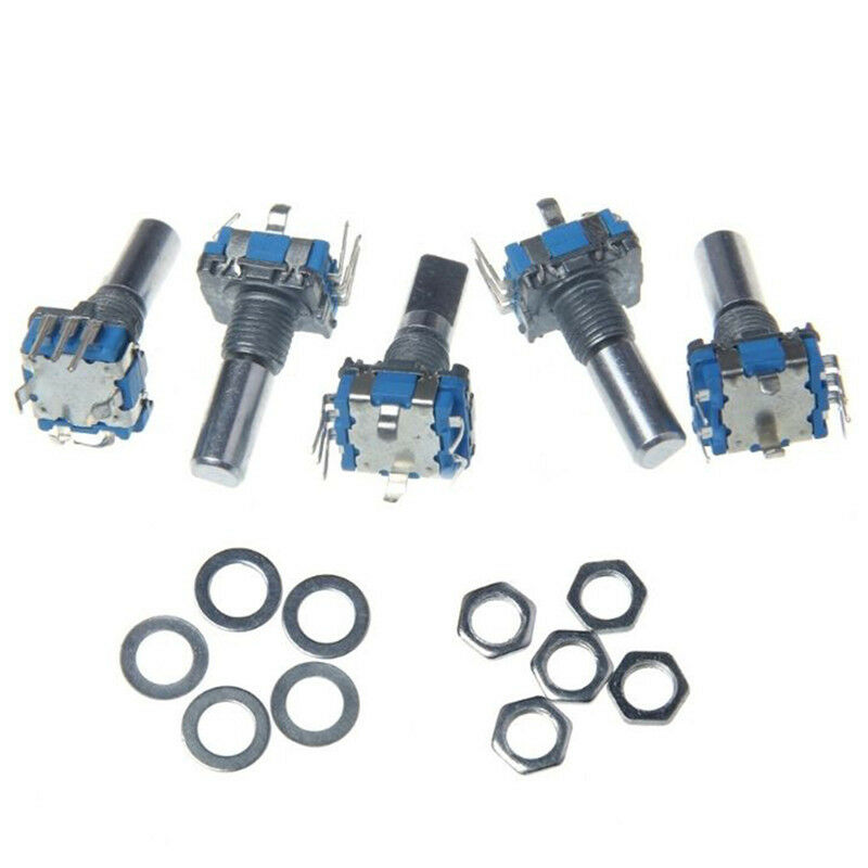 5PCS Rotary Encoder With Switch EC11 Audio Digital Potentiometer Handle..l8