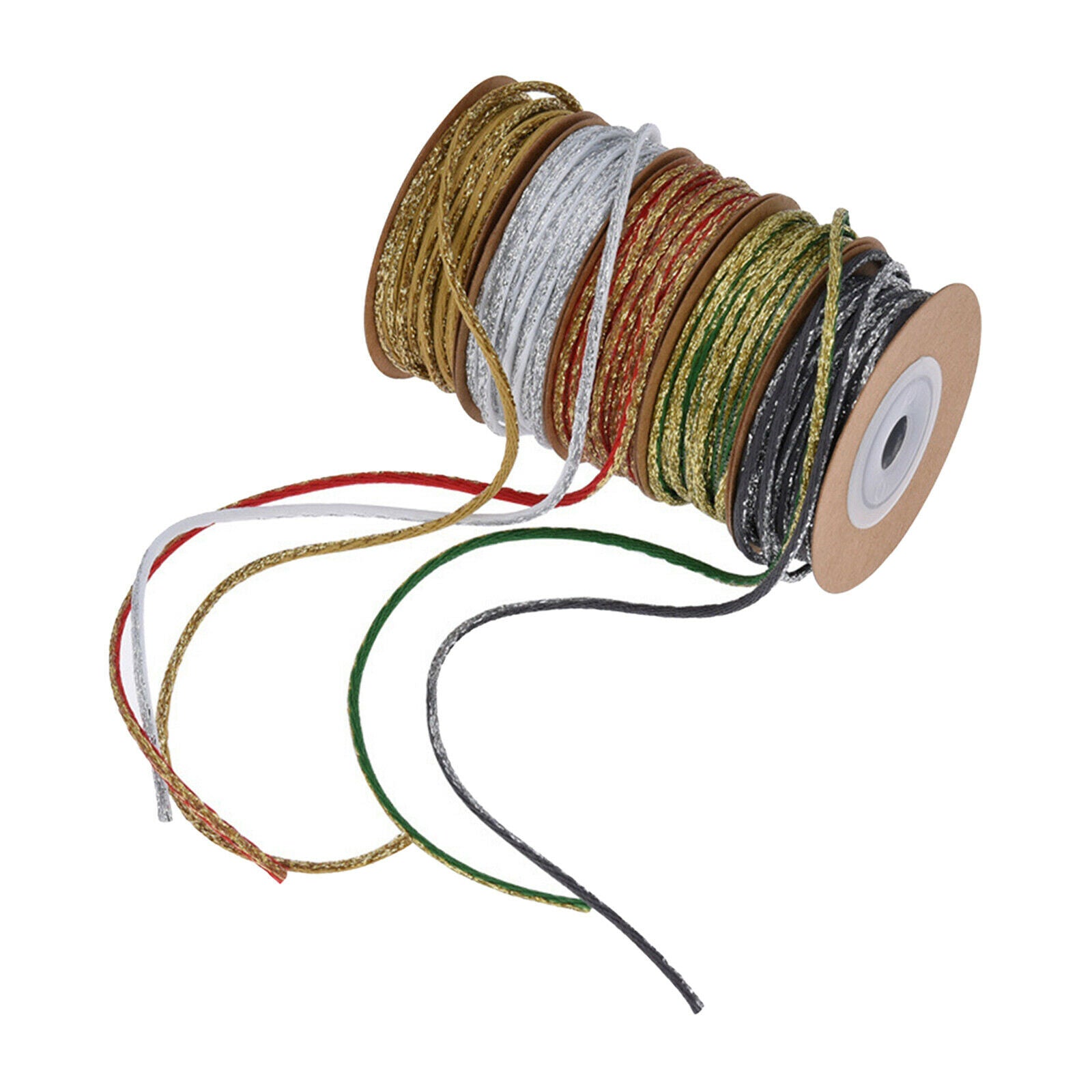 5x Wrapping String Crafts Natural Packing Ribbon for Christmas Pastry Boxes