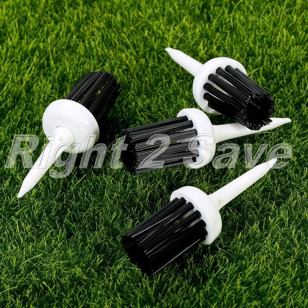 50Pcs 57mm Plastic Bristles Golf Brush Tees Training Practice Assorted Color