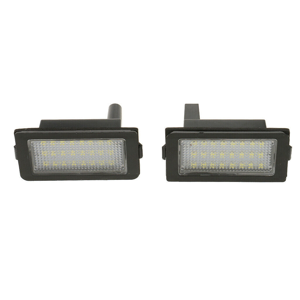 2PCS White 24-LED License Plate Light For BMW E38   728 730 740 750